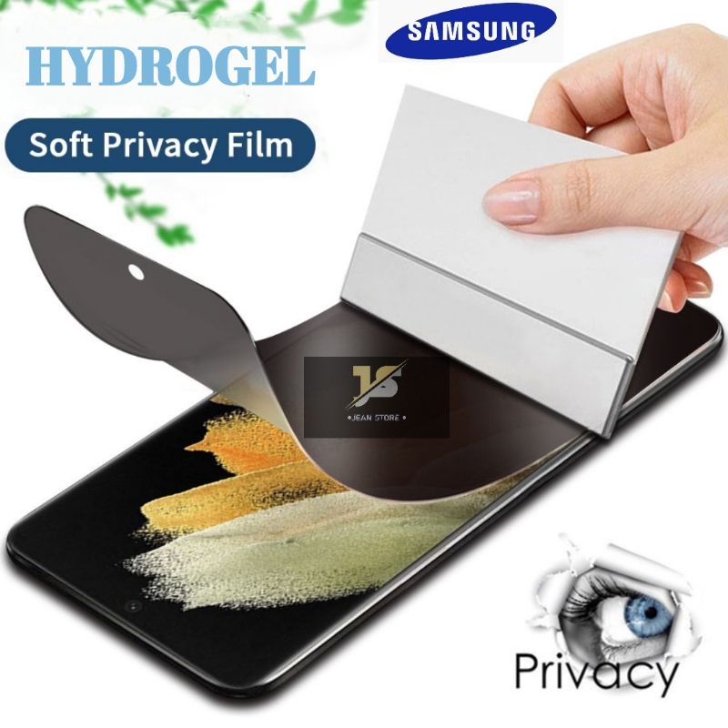 HYDROGEL ANTI SPY SAMSUNG A30S A50S A22 4G 5G A11 A51 A31 A32 A52 A72 A52S 5G A01 CORE A02 A02S A03 CORE A03S M01 M02 M02S M10 M20 M30 M30S M21 M22 M31 M32 M51 M11 M52 S6 S7 EDGE S8 S8+ S9 S9+ S10 S10+ S20 S20+ S20 ULTRA S21 S21+ S21 ULTRA S22+ ULTRA A04E