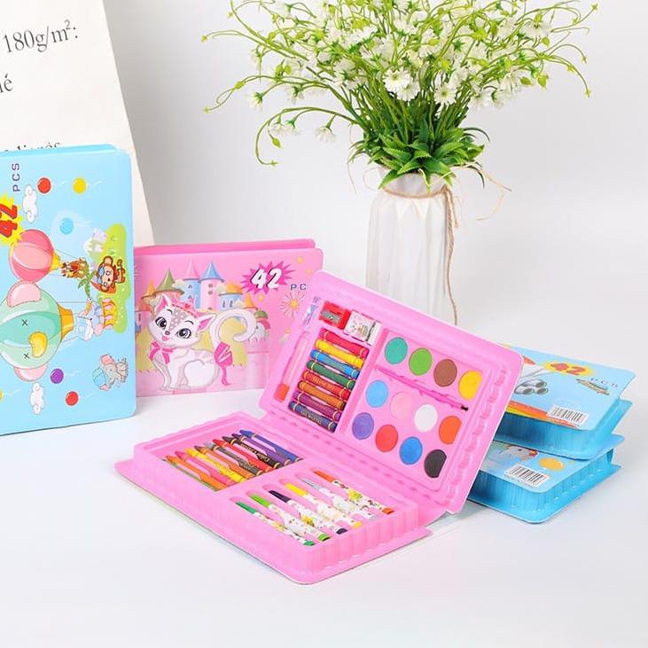 

Hot Product WD Crayon Set 42pcs / Krayon Mewarnai Anak 42pcs / Pensil Warna Set 42pcs