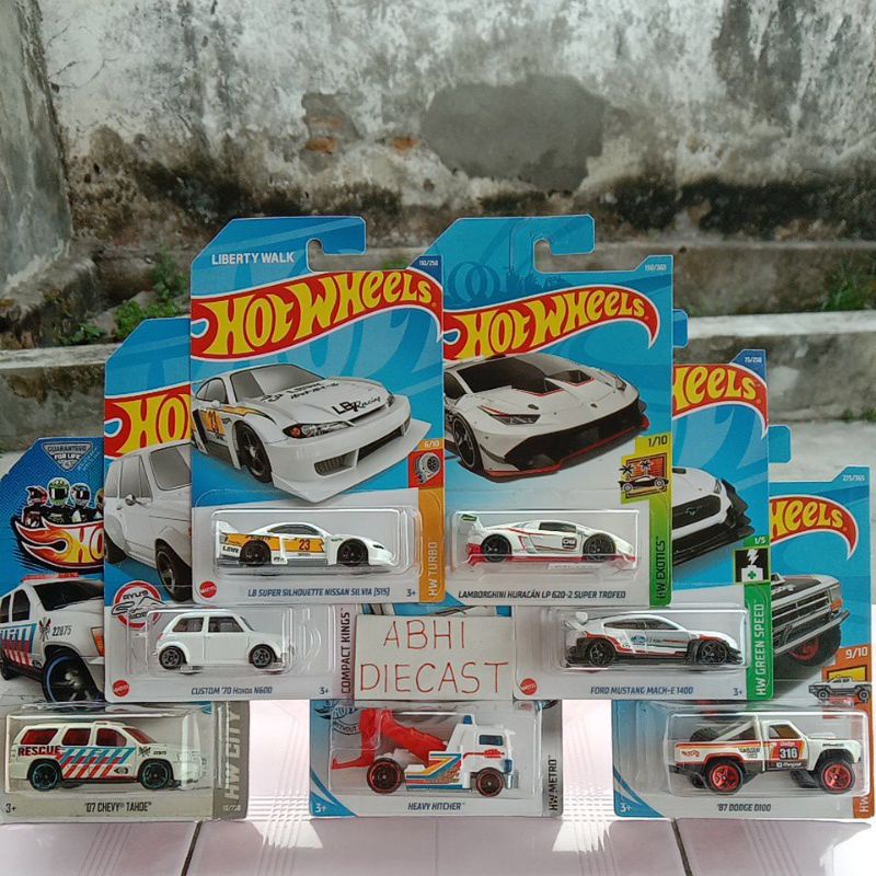 Hotwheels lamborghini huracan super trofeo nissan silvia s15 lbwk putih hot wheels honda n600 ford m