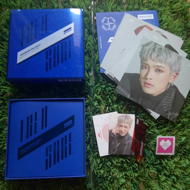 Album ATEEZ - Action To Answer Z ver (blue) unsealed PC Hongjoong