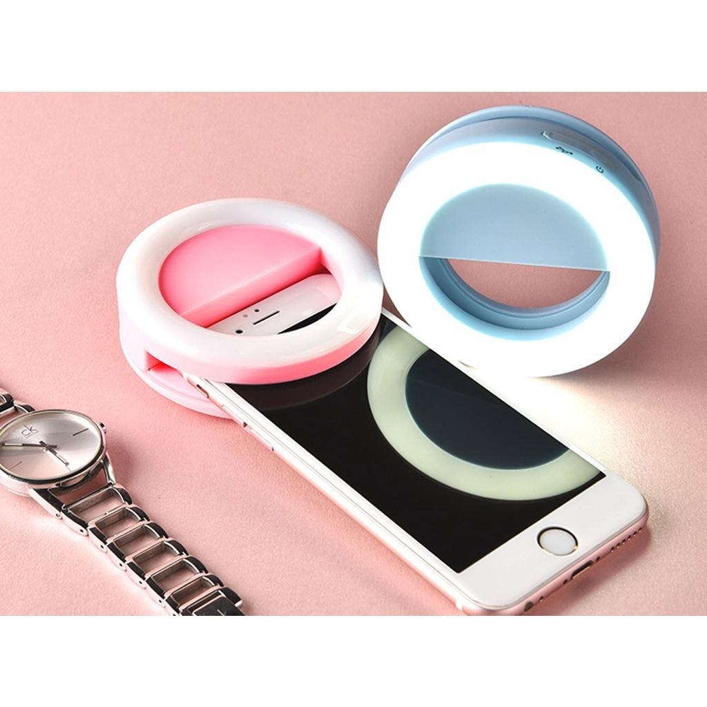 Ring Light Selfie LED / Ring light Lampu Selfie Bulat untuk hp / Kabel Charger Micro Usb charm eyes sg 11