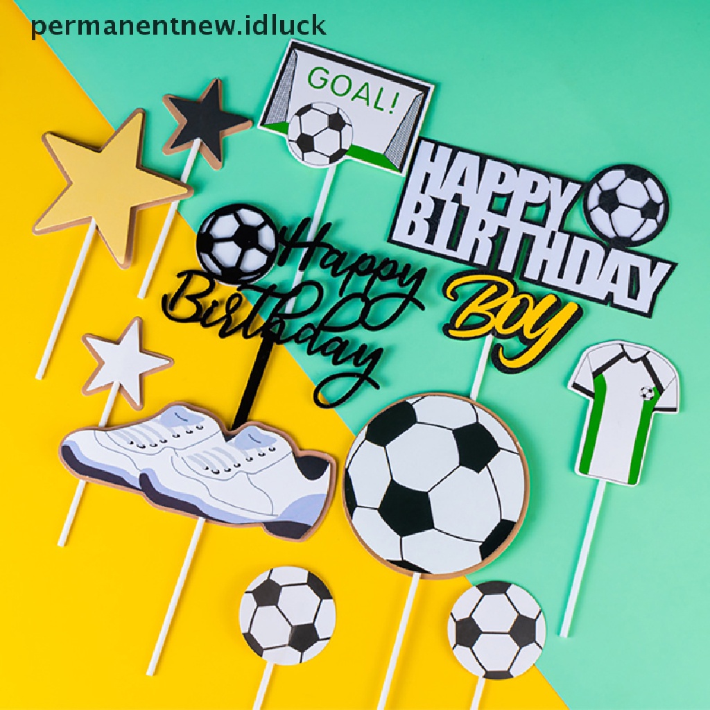 Topper Kue Desain Sepak Bola Untuk Dekorasi