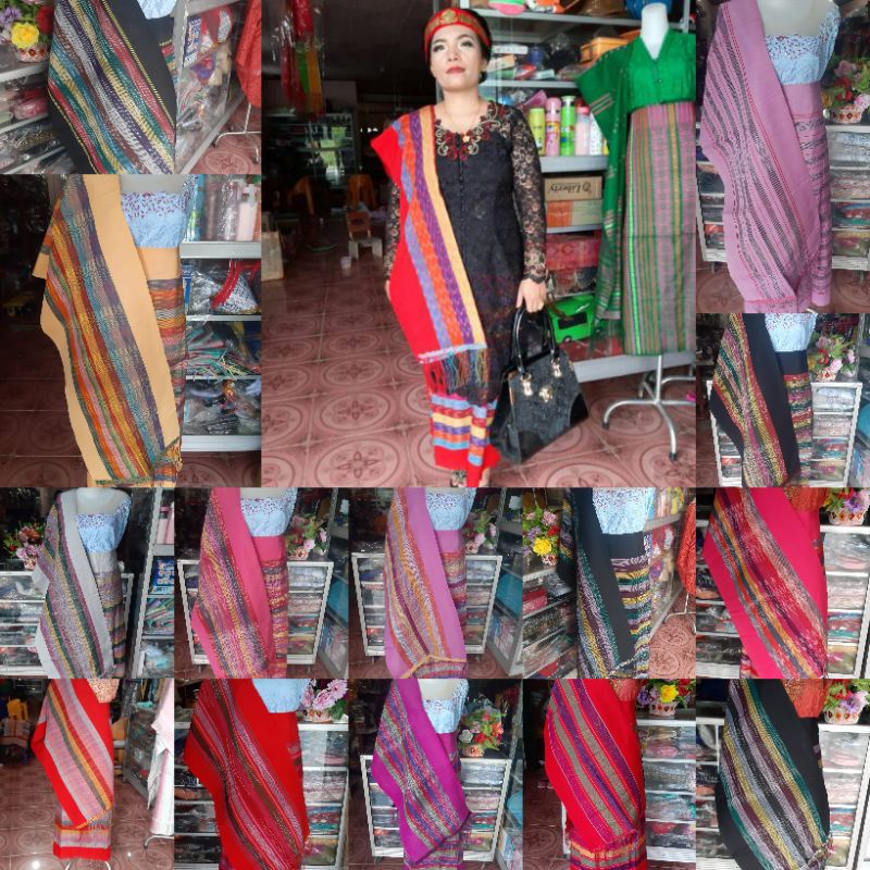 Songket Harungguan Asli Tenun Tangan Tarutung Sarung dan Selendan Tenun Etnik Adat Batak SONGKET MOT
