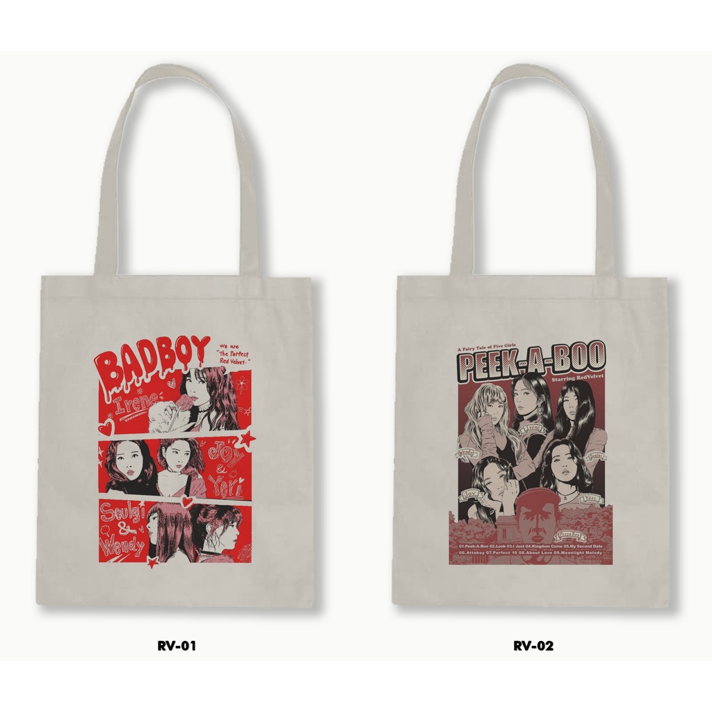 TOTE BAG BLACU - RED VELVET