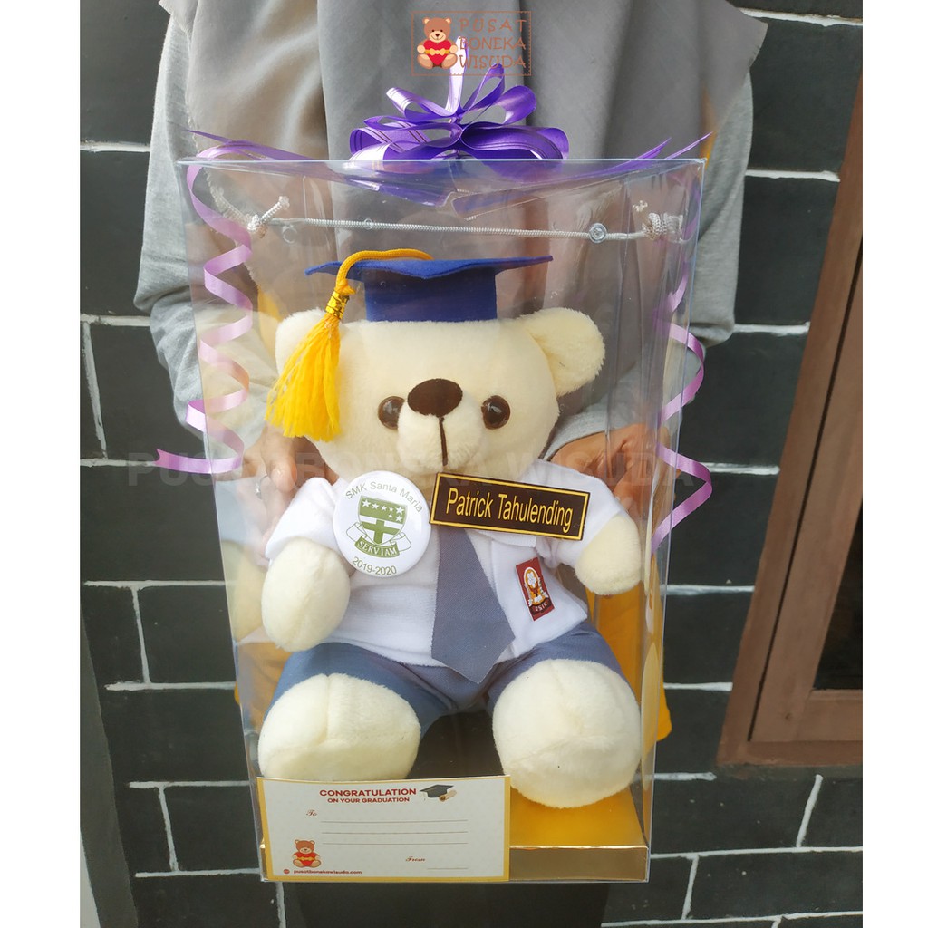 Boneka Seragam SMA Boneka SMA Aliyah SMK Perpisahan Kelulusan sekolah Boneka Wisuda Pesantren Lucu SMP MTS SD