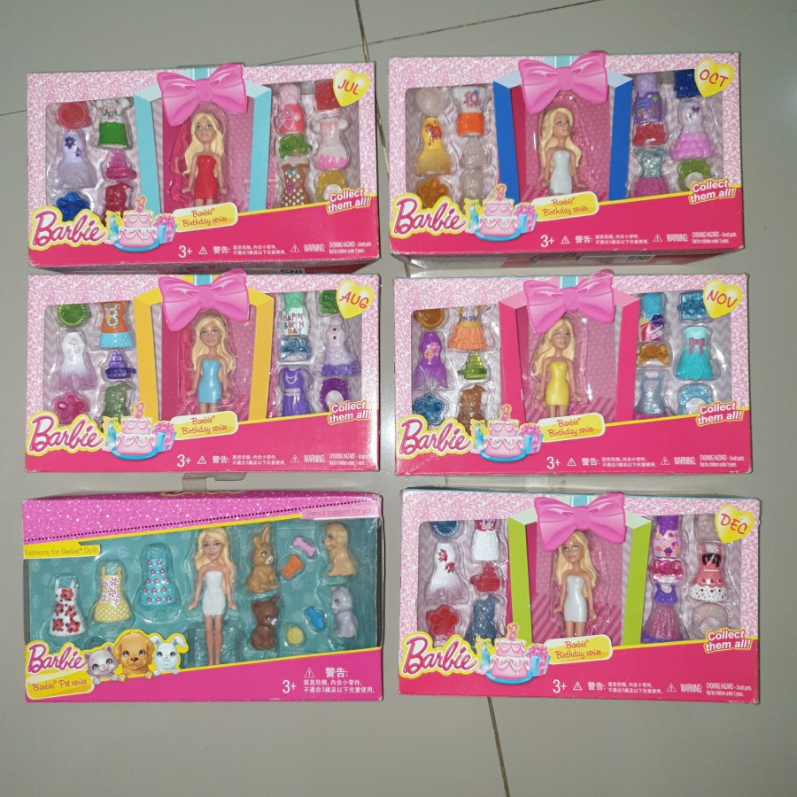 Jual Barbie Birthday Series With Fashions | Shopee Indonesia