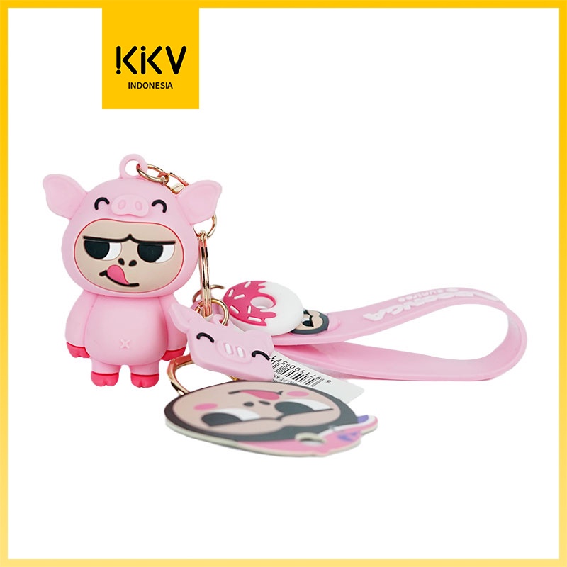 KKV - ADOONGA Pig scarlet Baseball Scarlet Key Chain