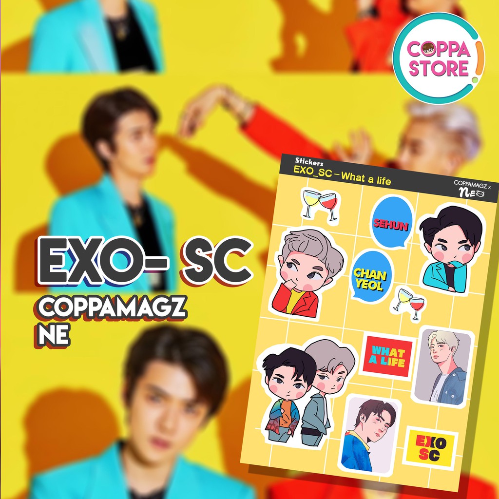 EXO SC What A Life Kpop Sticker