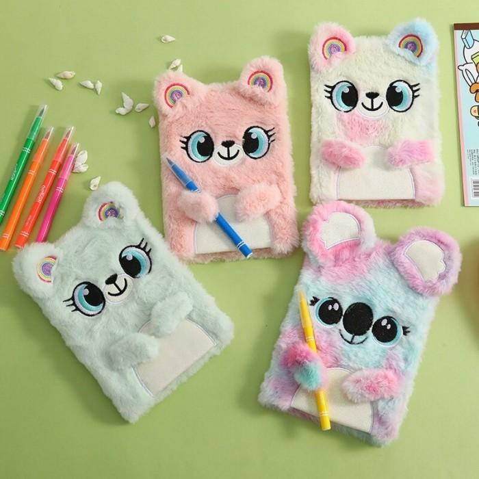 

Buku bulu notebook unicorn lucu buku diary anak perempuan