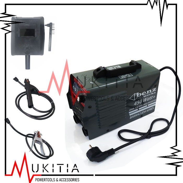 BENZ Mesin Las Trafo Inverter Benz Barracuda MMA 120A 450 Watt