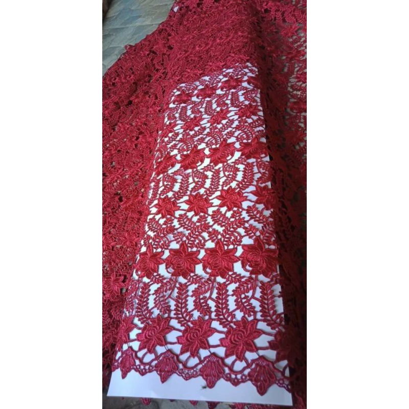 Kain Brokat Okki Prada super, kualitas eksport/premium, lebar 1,4mtr..Rp.90.000/stgh mtr