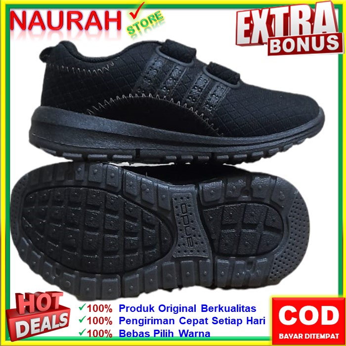 ANDO PLANO VELCRO ORIGINAL SNEAKER KUALITAS IMPORT SEPATU ANAK PAUD TK PROMO HARGA MURAH