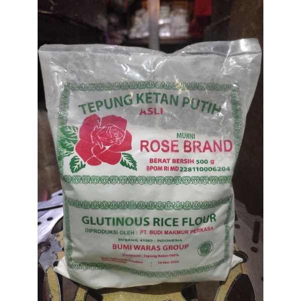 

Tepung Ketan Rose Brand 500gr