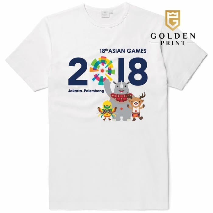 Promo Kaos baju asian game 2018 jokowi xxl xxxl Diskon