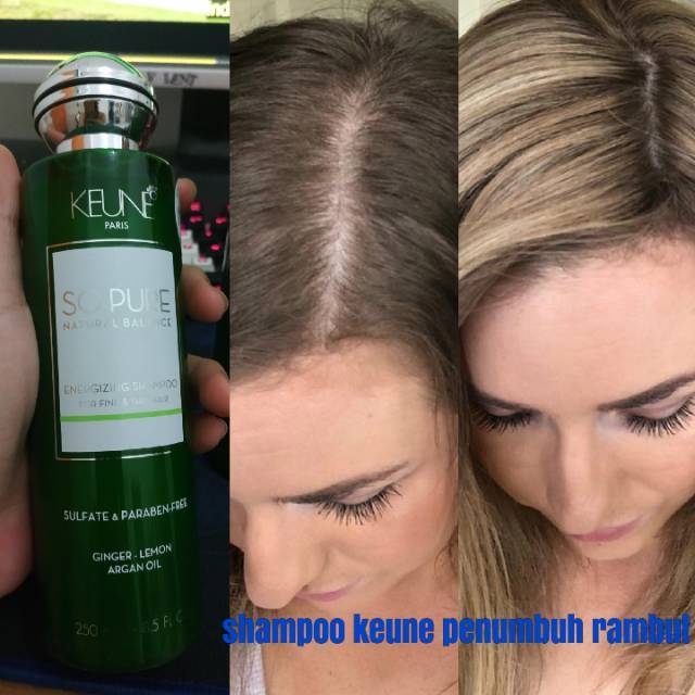Shampoo keune so pure 250ml energizing penebal rambut paraben free