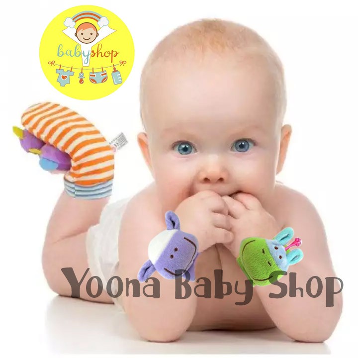 Mainan Rattle Gelang Bayi Bentuk Hewan Lucu