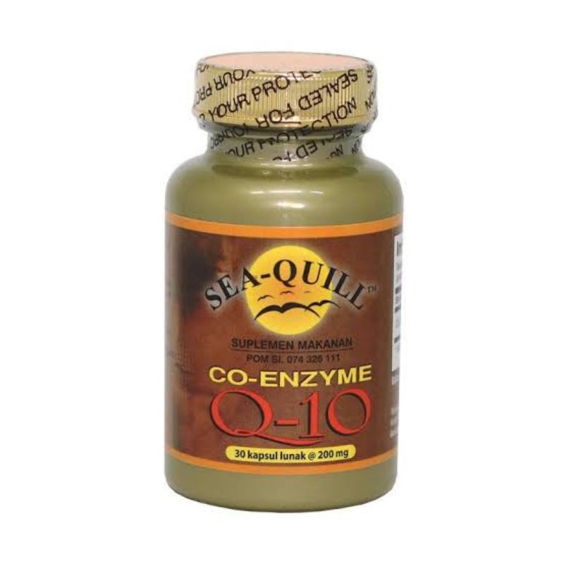 SEAQUILL COENZYME Q-10 60mg VITAMIN  JANTUNG DAN KESUBURAN PRIA