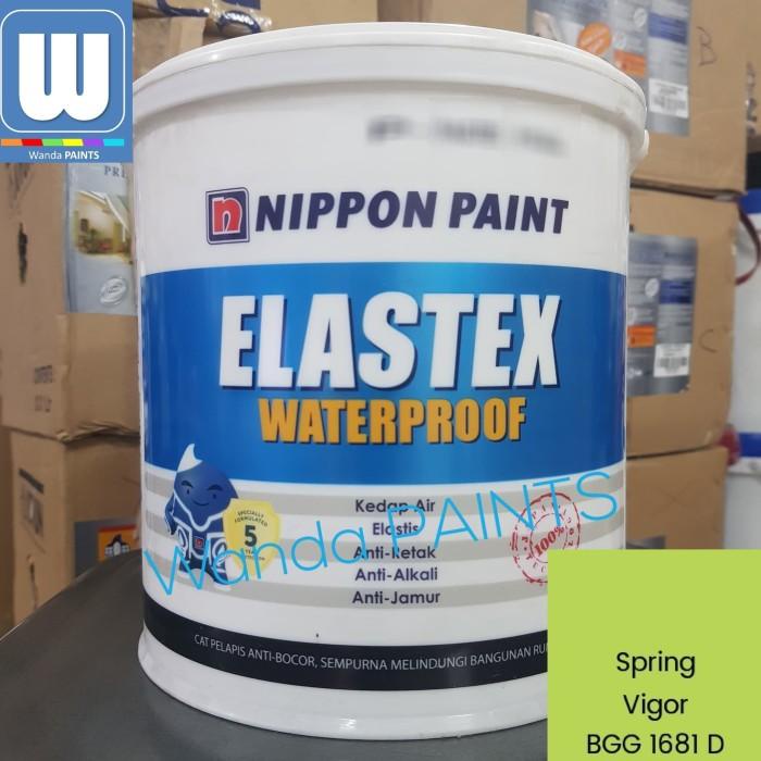 Spring / Nippon Paint Elastex Spring Vigor Hijau Bolu Pandan Bgg 1681 D (4 Kg)