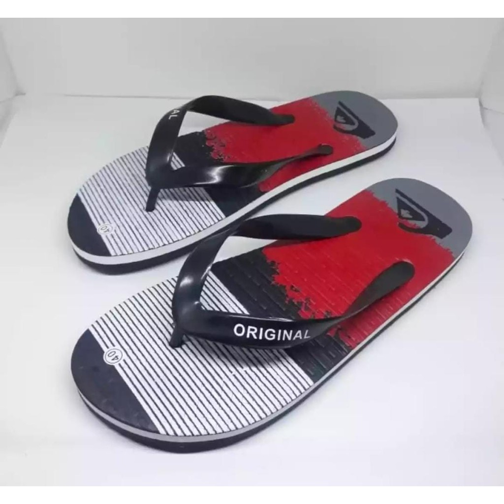 Sandal jepit pria dewasa murah/sandal jepit murah/sendal jepit quikslvr belang