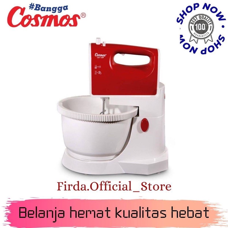 COSMOS STAND MIXER CM1689 / CM 1689 / CM-1689 [3LTR/200W/5SPEED] RESMI