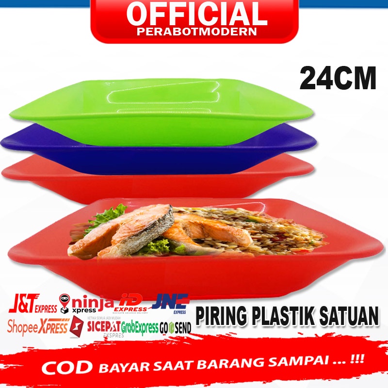 Piring Makan Plastik Satuan / Piring Buah / Piring Plastik Serbaguna