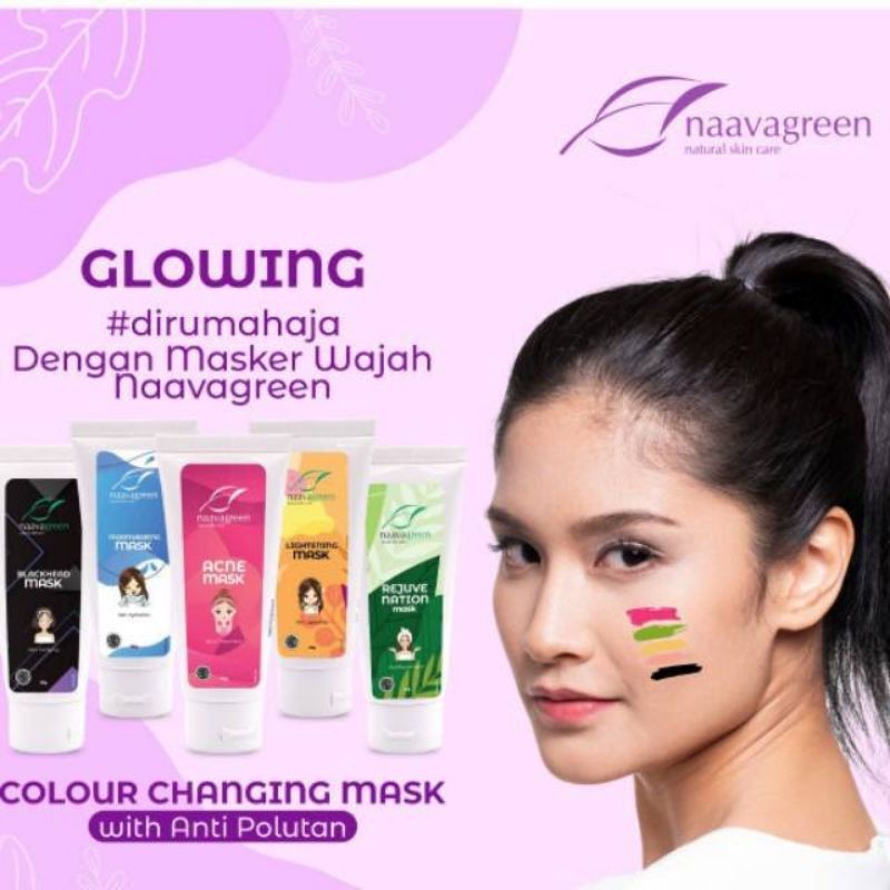 masker wajah navagreen
