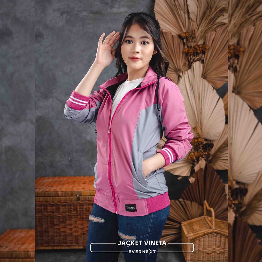 Jaket Outdoor Cewek VINETA Jaket Motor Gunung