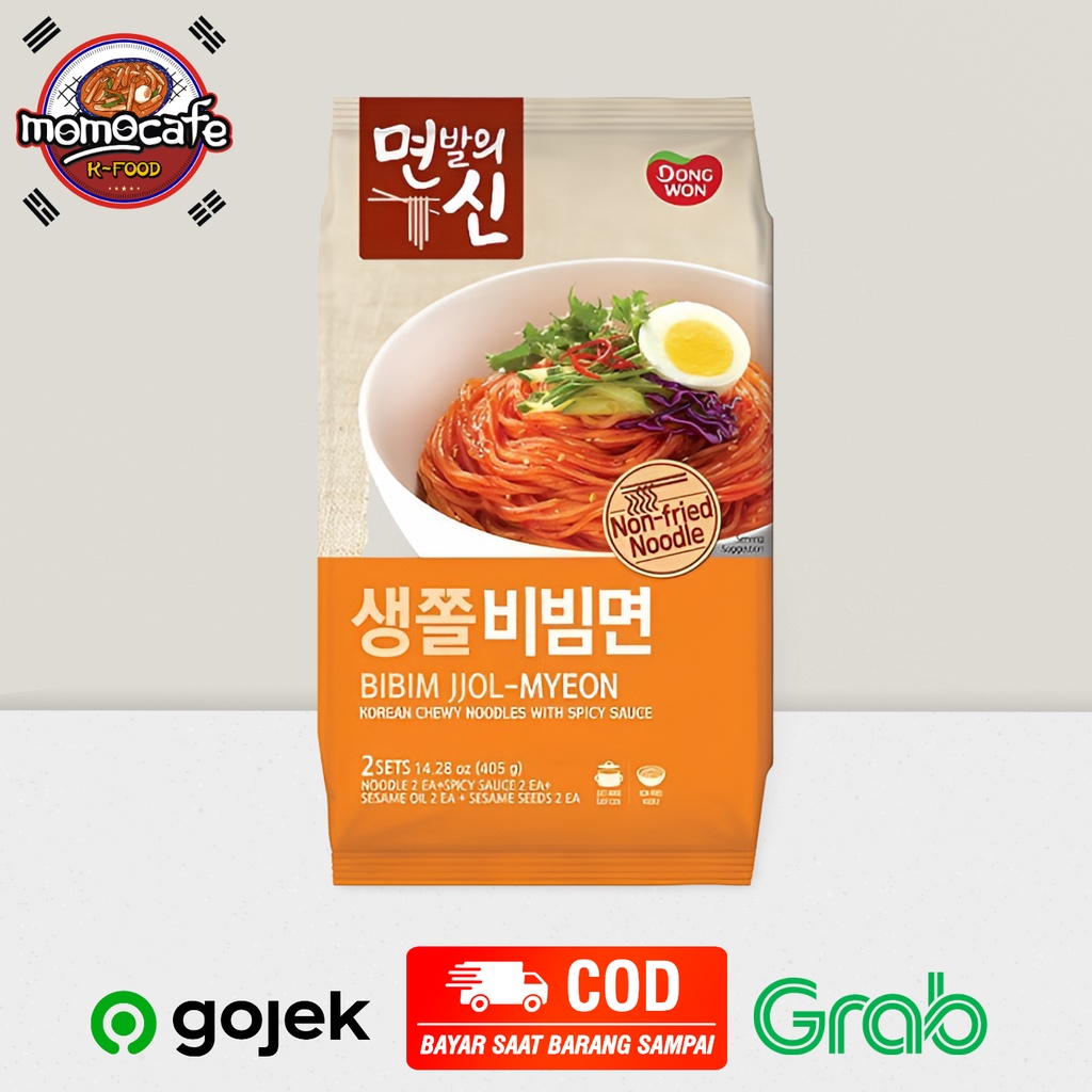 

Dongwon Chewy Noodles With Spicy Sauce 405g - Bibim Jjeomyeon Made In Korea