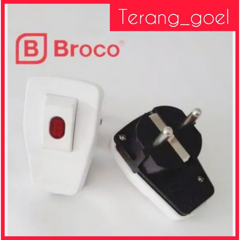 BROCO STEKER SWITCH + INDICATOR LAMP