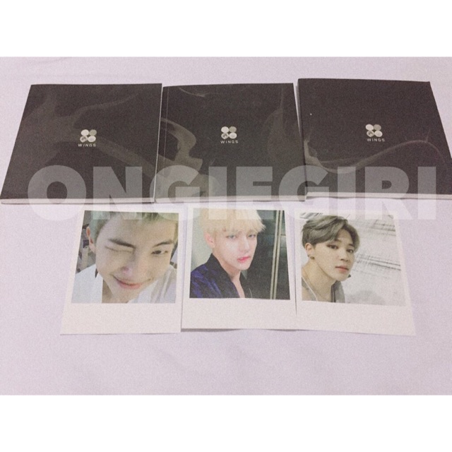 BTS WINGS ALBUM W/I/N PC RAPMON / V / JIMIN