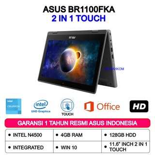ASUS BR1100FKA BP0410T 2IN1 TOUCH N4500 4GB 128GB FLIP 11.6”HD Win10 - 2 IN 1