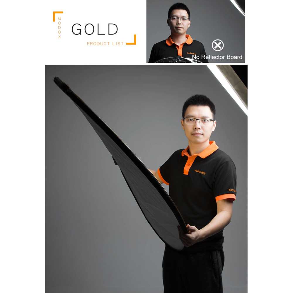 (BISA COD) FTIHSHPGodox Reflektor Cahaya Studio Foto 5 in 1 110cm - RFT-05