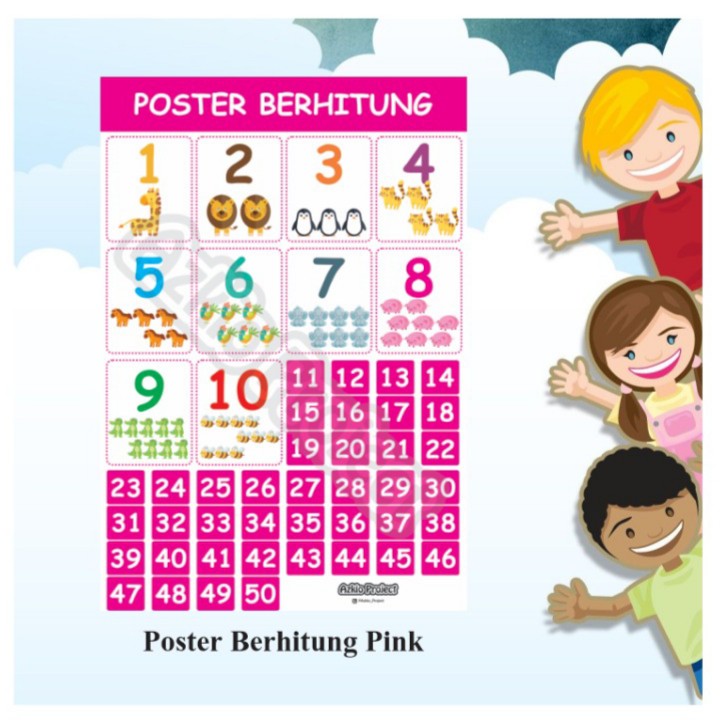 

Poster Berhitung Uk A3