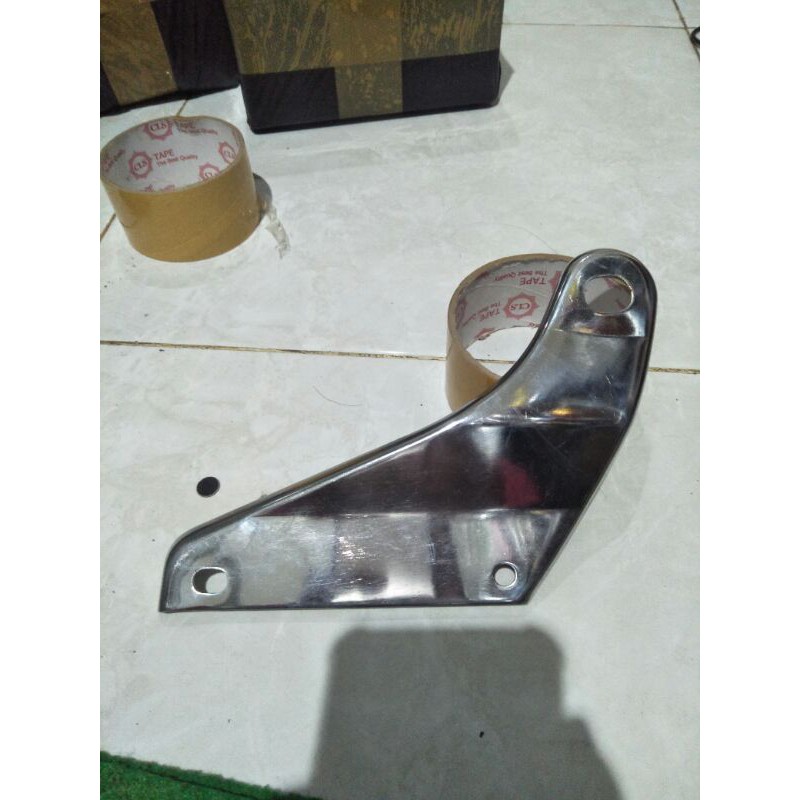 pangkon knalpot cb125 corbi plor chrome