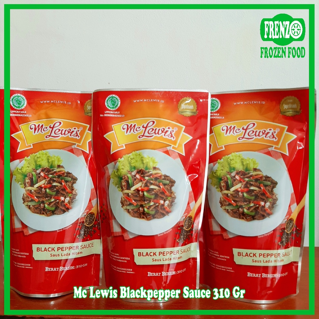 

Mc Lewis Blackpapper Sauce 310 Gr