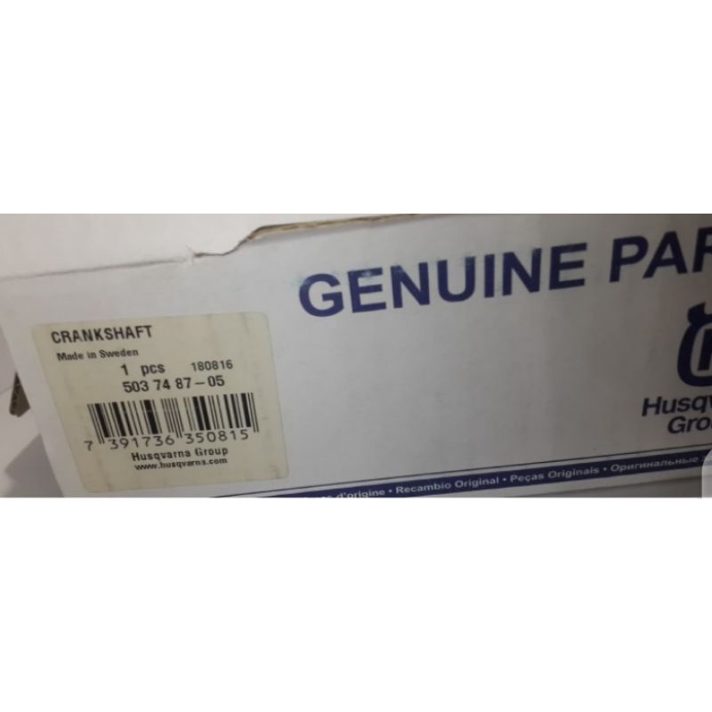 crankshaft husqvarna 365 asli