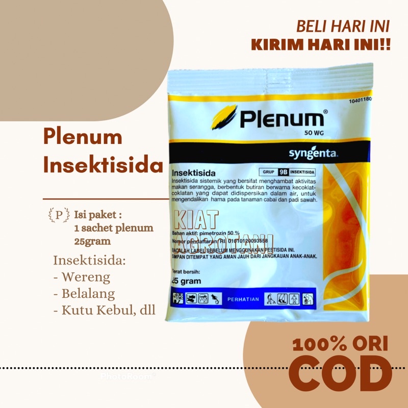 Insektisida Obat Hama Wereng PLENUM 50 WG 25 gram Syngenta