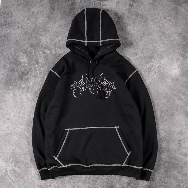 Jaket Hoodie Distro Motif Rantai FENNEL Metal Line