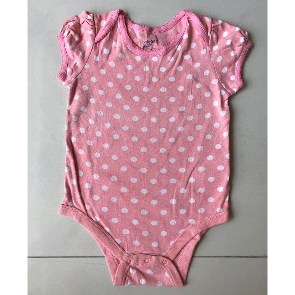 Jumper / Bodysuit Bayi Perempuan Baby GAP Orange Polkadot