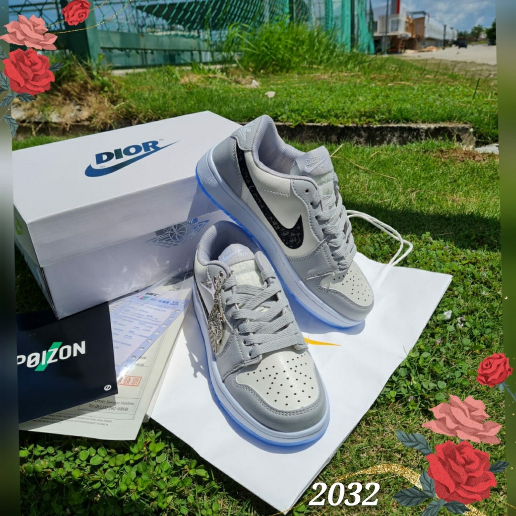 Sepatu Wanita Sneakers N1K  Jordan Air High 2022/ 2032SET PAPERBAG