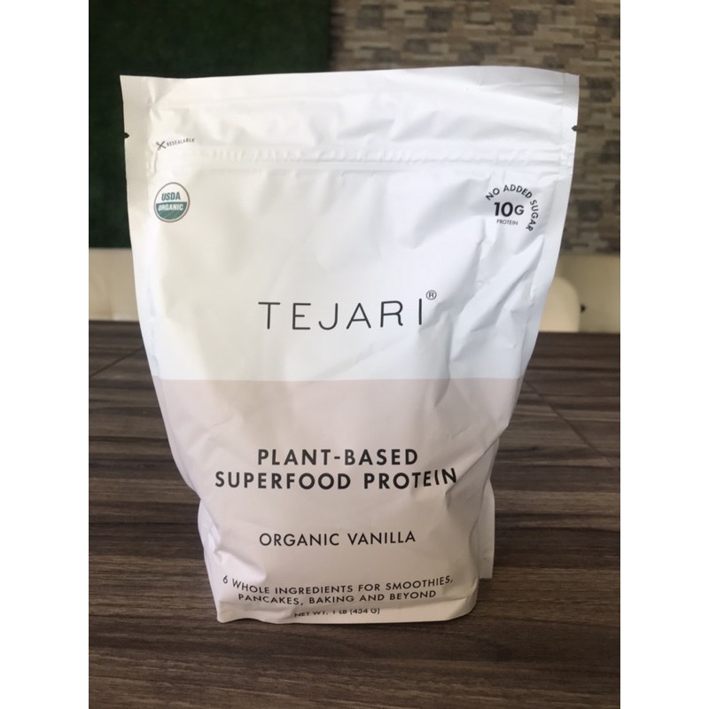 

TEJARI PLANT SUPERFOOD PROTEIN ORGANIC VANILLA
