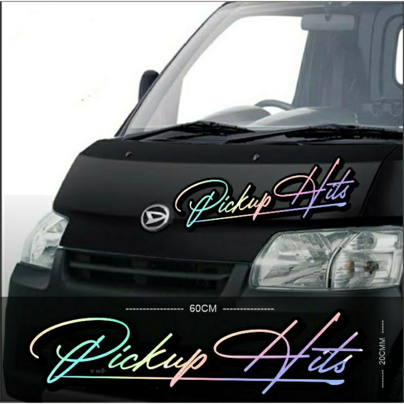 stiker Cutting Pickup Hits,, stiker Pickup Hits mobil, stiker Mobil Keren