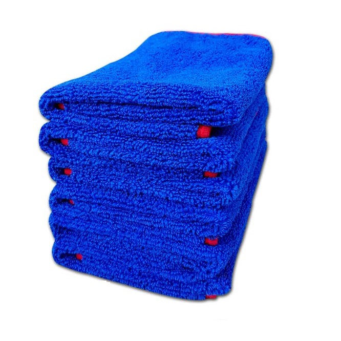 Lap Microfiber / Mikrofiber 420 Gsm (Biru) -  40x40 cm  - Lap Mobil / Motor , Bebas Baret