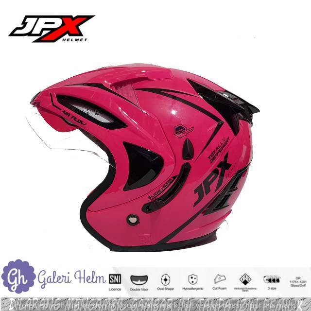 Helm JPX Suprame Pink Ori Double Visor