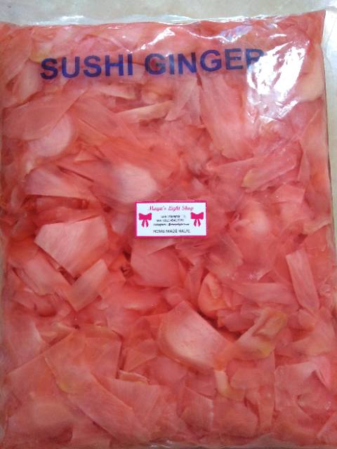 Red ginger 100ml gari jahe merah jepang jahe sushi halal acar jahe manisan buah