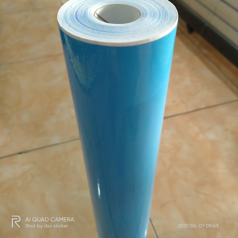 Stiker Skotlet Biru transparan