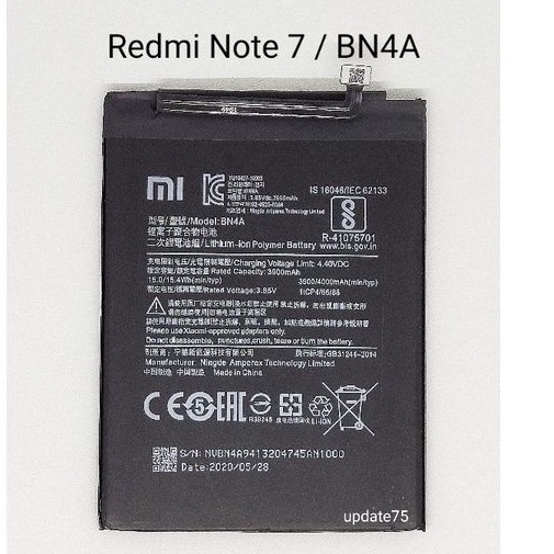 Baterai Xiaomi Redmi Note 7 Redmi Note 7 PRO BN4A original