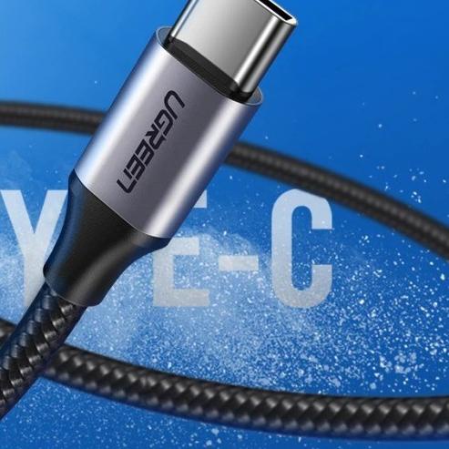 Ugreen Kabel Charger Pendek USB Type C Cable Powerbank Fast Charging 2.4a Samsung Oppo Vivo 25cm 601