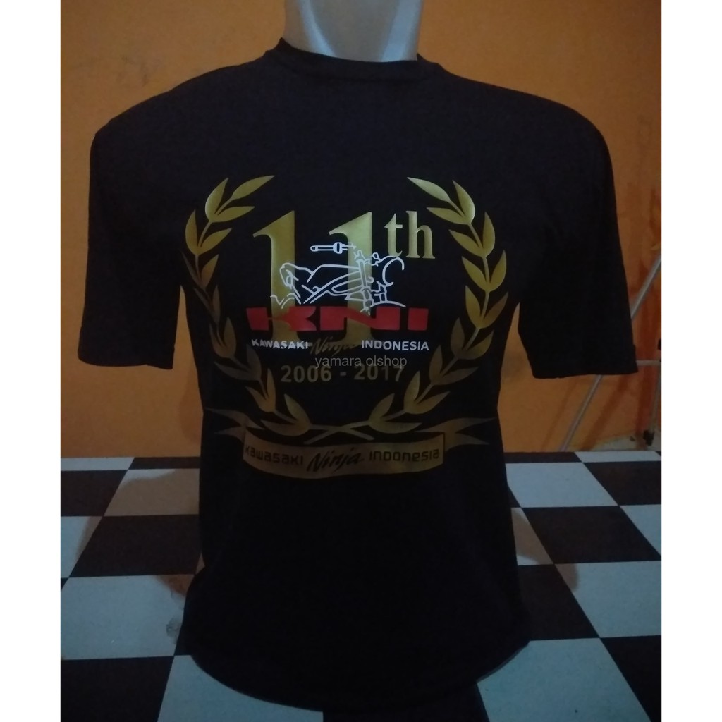 Best Produk Kaos Anniversary KNI Kawasaki Ninja Indonesia Shopee