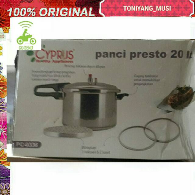 panci presto jumbo, 20 liter